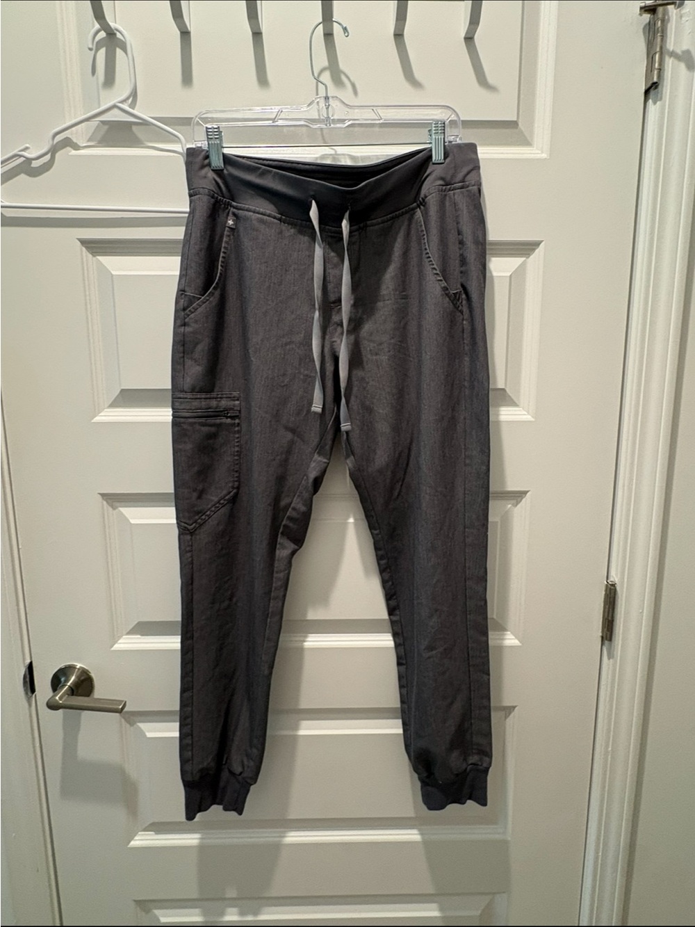 Figs Women's Charcoal Drawstring Jogger Pants